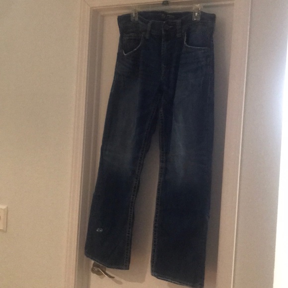 Men’s Silver Suki Bootcut Jeans - Picture 1 of 2